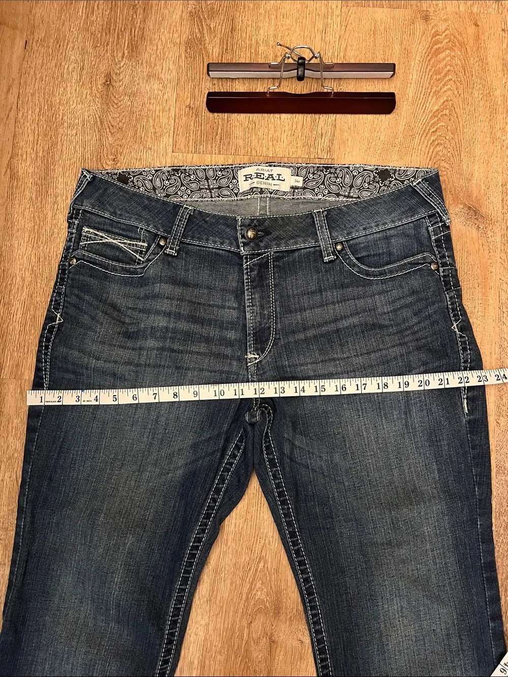 Ariat Dark Blue Straight-Leg Jeans